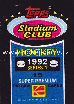1992-93 Topps Stadium Club Ser. 1 Hobby Balíček