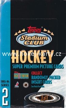 1993-94 Topps Stadium Club Series 2 Hockey Box