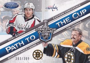 insert karta ALZNER/THOMAS 12-13 Certified Path to the Cup /399