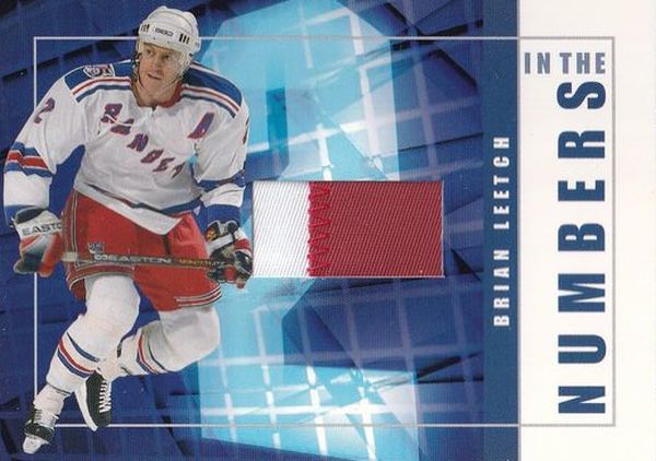 patch karta BRIAN LEETCH 01-02 BAP Signature Series In the Numbers /10