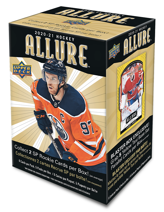 NHL boxy hokejové karty NHL ud allure hockey hobby box 
