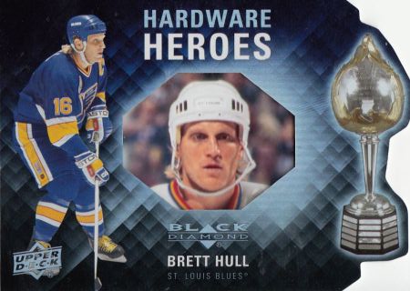 insert karta BRETT HULL 11-12 Black Diamond Hardware Heroes /100