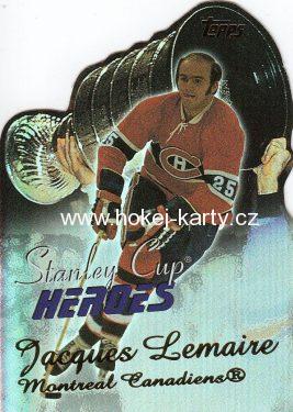 insert karta JACQUES LEMAIRE 03-04 Topps Stanley Cup Heroes číslo SCH-JL