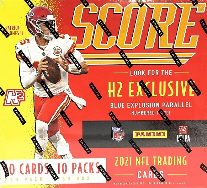 2020-21 Panini Score Football H2 Hybrid Hobby Box