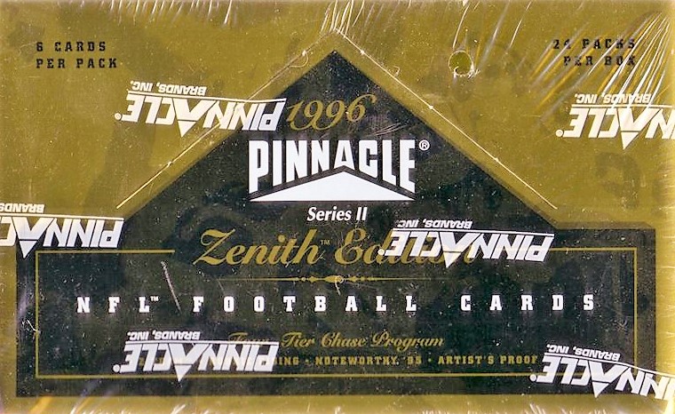1996 Pinnacle Zenith NFL Football Hobby Box