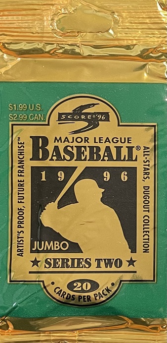 1996 Pinnacle Score Series 2 Baseball Jumbo Balíček
