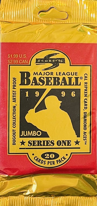 1996 Pinnacle Score Series 1 Baseball Jumbo Balíček