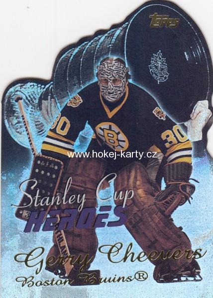 insert karta GERRY CHEEVERS 03-04 Topps Stanley Cup Heroes číslo SCH-GC
