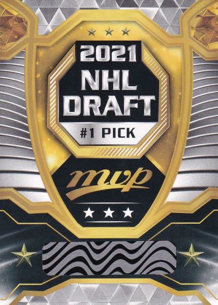insert RC karta 21-22 MVP 2021 NHL Draft Pick Gold číslo DP-1