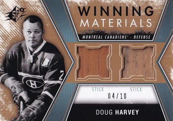stick karta DOUG HARVEY 14-15 SPx Winning Materials /10