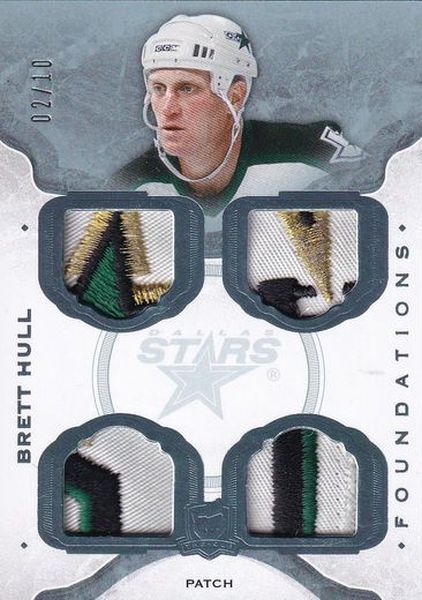 patch karta BRETT HULL 14-15 UD The CUP Foundations /10