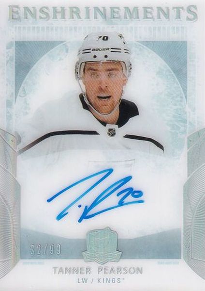 AUTO karta TANNER PEARSON 17-18 UD The CUP Enshrinements /99