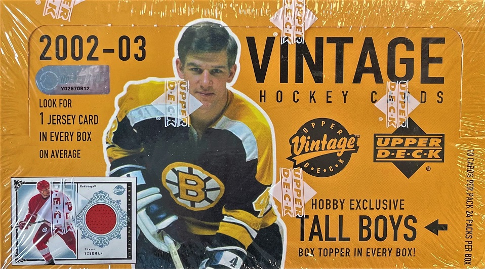 2002-03 UD Vintage Hockey Hobby Box
