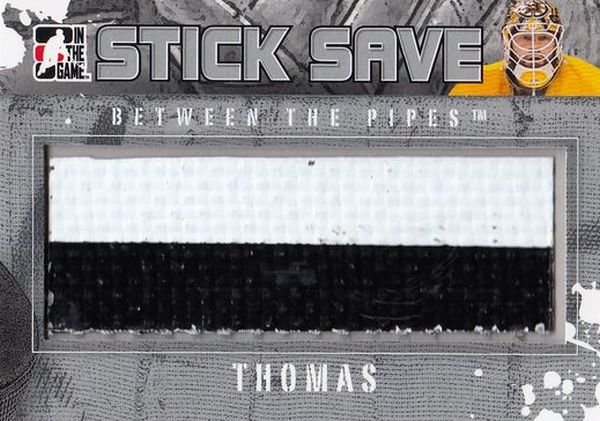 stick karta TIM THOMAS 10-11 BTP Stick Save Silver /24