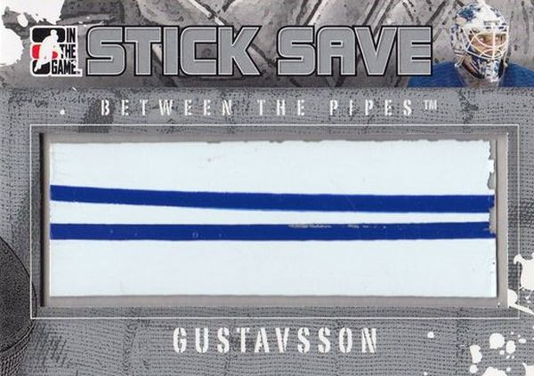 stick karta JONAS GUSTAVSSON 10-11 BTP Stick Save Silver /24
