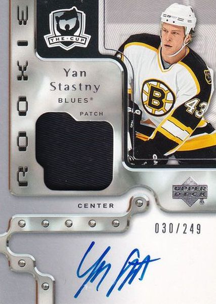 AUTO patch RC karta YAN STASTNY 06-07 UD The Cup Rookie /249