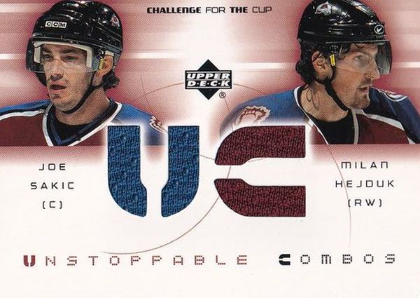 jersey karta SAKIC/HEJDUK 01-02 Challenge for the Cup Unstoppable Combos