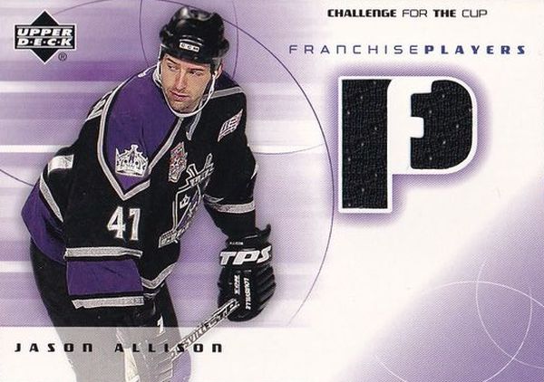 jersey karta JASON ALLISON 01-02 Challenge for the Cup Franchise Players