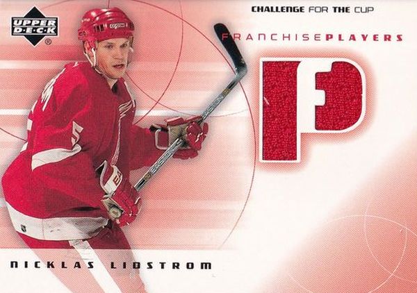 jersey karta NICKLAS LIDSTROM 01-02 Challenge for the Cup Franchise Players