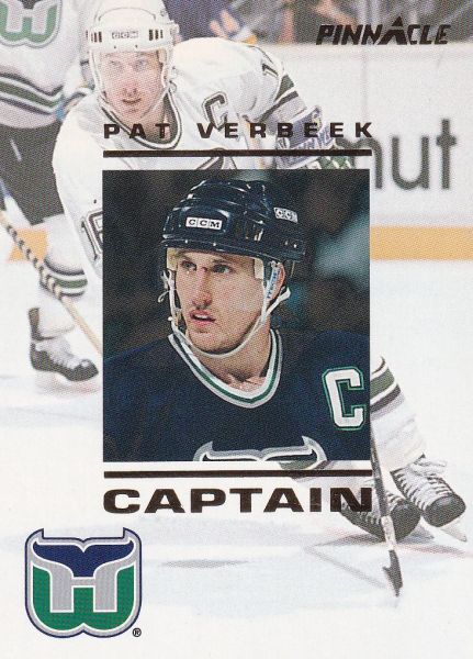 insert karta PAT VERBEEK 93-94 Pinnacle Captain Canadian číslo CA10