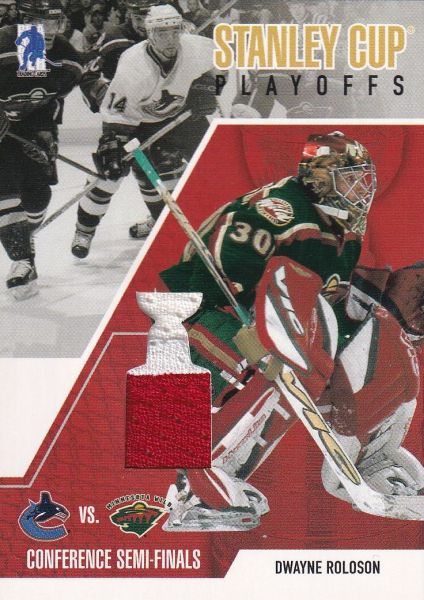 jersey karta DWAYNE ROLOSON 03-04 BAP Memorabilia Stanley Cup Playoffs /80