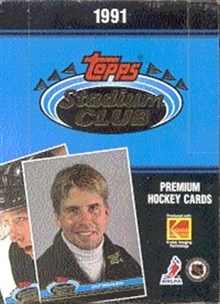 1991-92 Topps Stadium Club Hockey Hobby Box