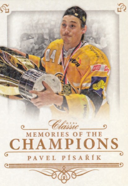 insert karta PAVEL PÍSAŘÍK 14-15 OFS Classic Memories of the Champions /99