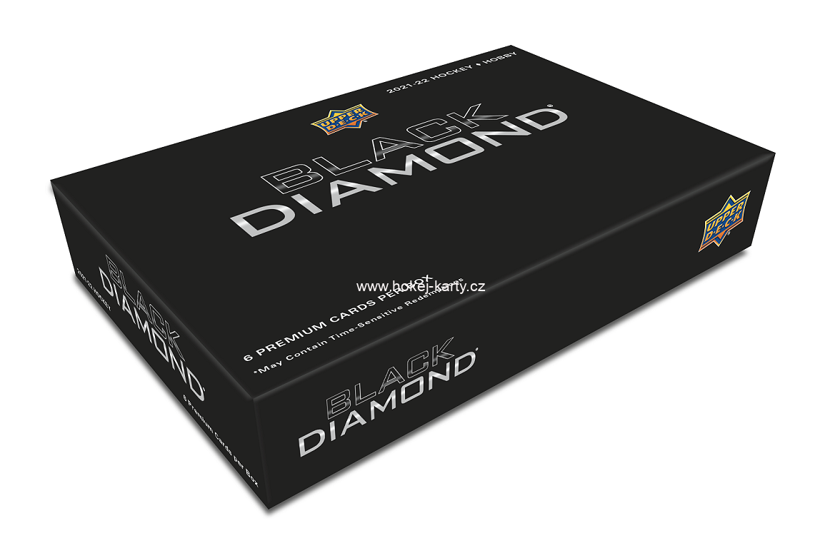 2021-22 UD Black Diamond Hockey Hobby 5-box CASE