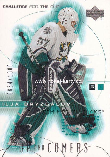 insert RC karta ILYA BRYZGALOV 01-02 Challenge for the Cup Up and Comers /1000