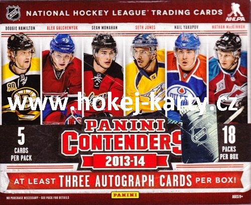 2013-14 PANINI Contenders Hockey Hobby Box