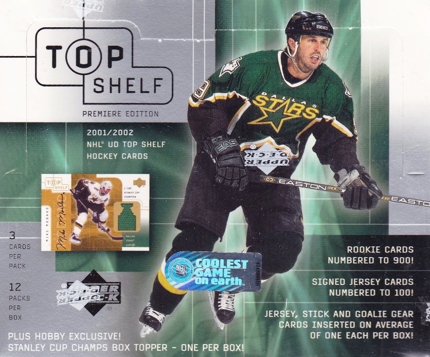 2001-02 Upper Deck Top Shelf Hockey Hobby Box