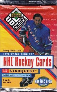 1998-99 Upper Deck Choice Hockey Balíček