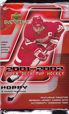 2001-02 Upper Deck MVP Hockey Hobby Balíček