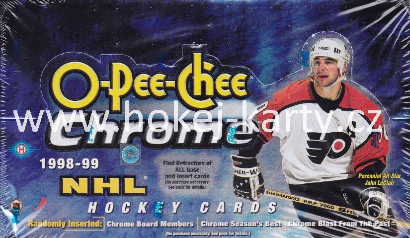 1998-99 O-Pee-Chee Chrome Hockey Hobby Box