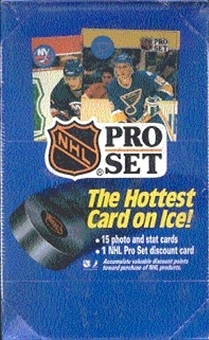 1990-91 Pro Set Series 1 Hockey Box