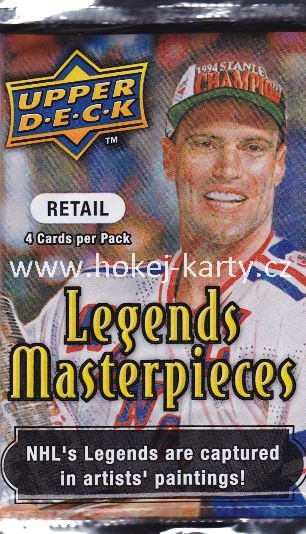 2008-09 Upper Deck Legends Masterpieces Hockey Retail balíček