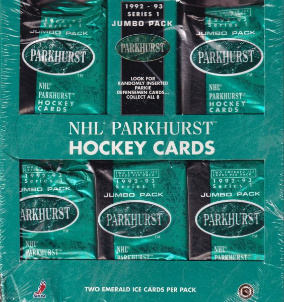 1992-93 Parkhurst Series 1 Hockey Jumbo Box