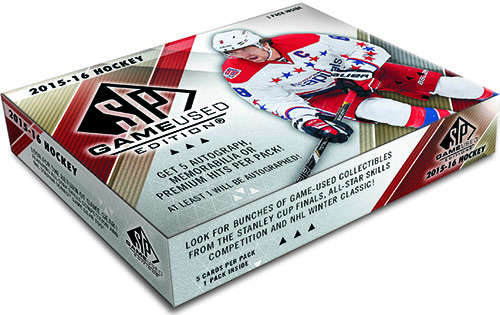 2015-16 Upper Deck SP Game-Used Hockey Hobby Box
