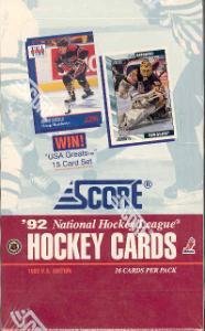 1992-93 Score Hockey US Ed. Hobby Box