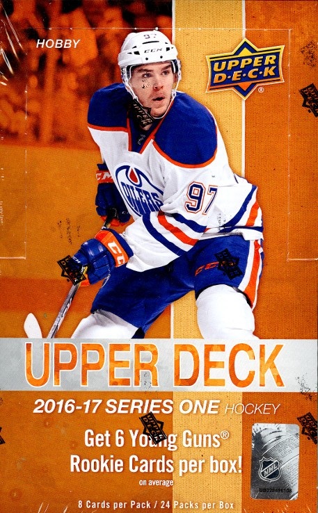 2016-17 Upper Deck Series 1 Hockey Hobby Box