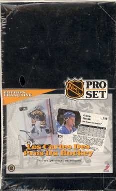 1991-92 Pro Set Series 1 French Hockey Box