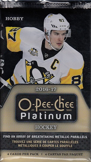 2016-17 Upper Deck O-Pee-Chee Platinum Hockey Hobby Balíček