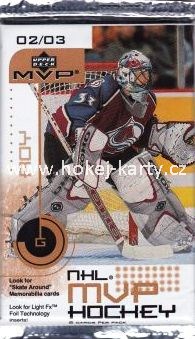 2002-03 Upper Deck MVP Hockey Retail Balíček