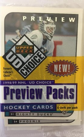 1998-99 Upper Deck Choice Hockey Preview Retail Balíček