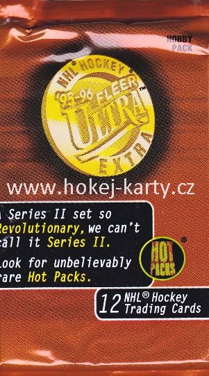 1995-96 Fleer Ultra Series 2 Hockey EXTRA Retail Balíček
