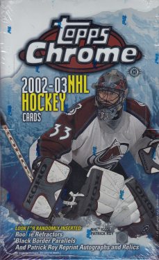 2002-03 Topps Chrome Hockey Hobby Balíček