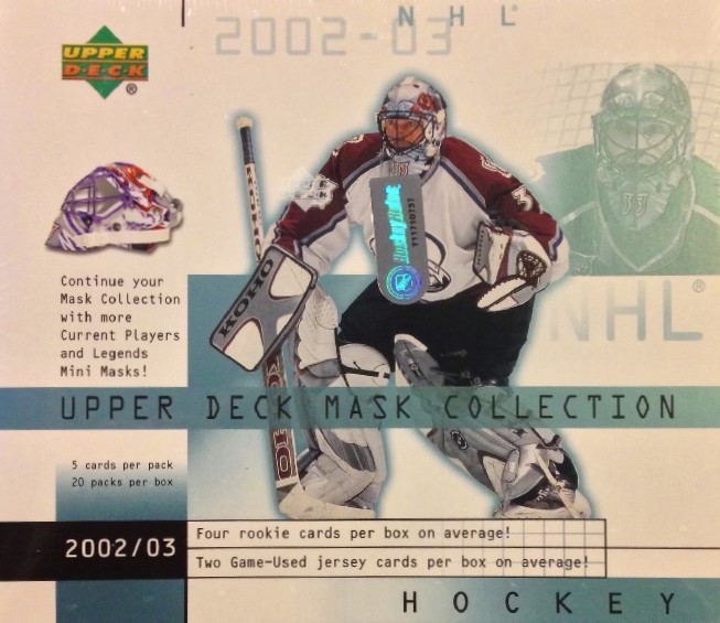2002-03 Upper Deck Mask Collection Hockey HOBBY Box