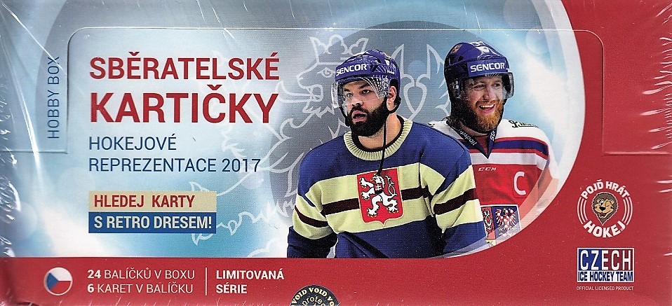 2016-17 Czech Ice Hockey Team Hockey Hobby Box