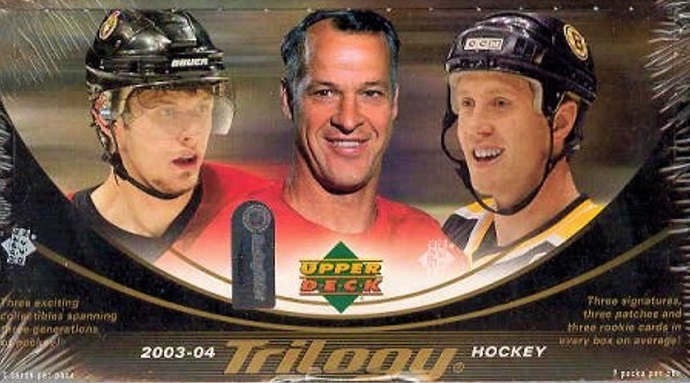 2003-04 Upper Deck Trilogy Hockey Hobby Box