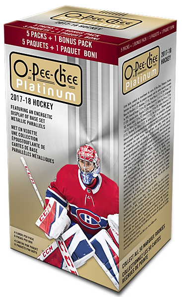 2017-18 Upper Deck O-Pee-Chee Platinum Hockey Blaster Box